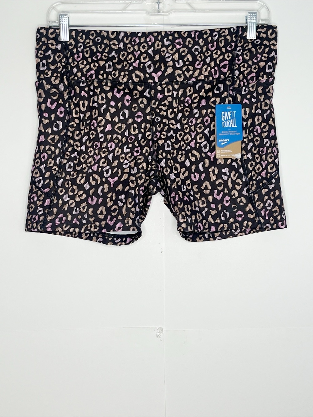 Brooks Women Moment 5" Short Tight Size XL